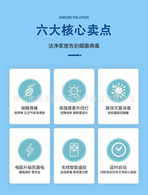 厂家紫外线杀毒灯 便携式家用除螨uv杀菌台灯 诊所学校臭氧灭菌灯